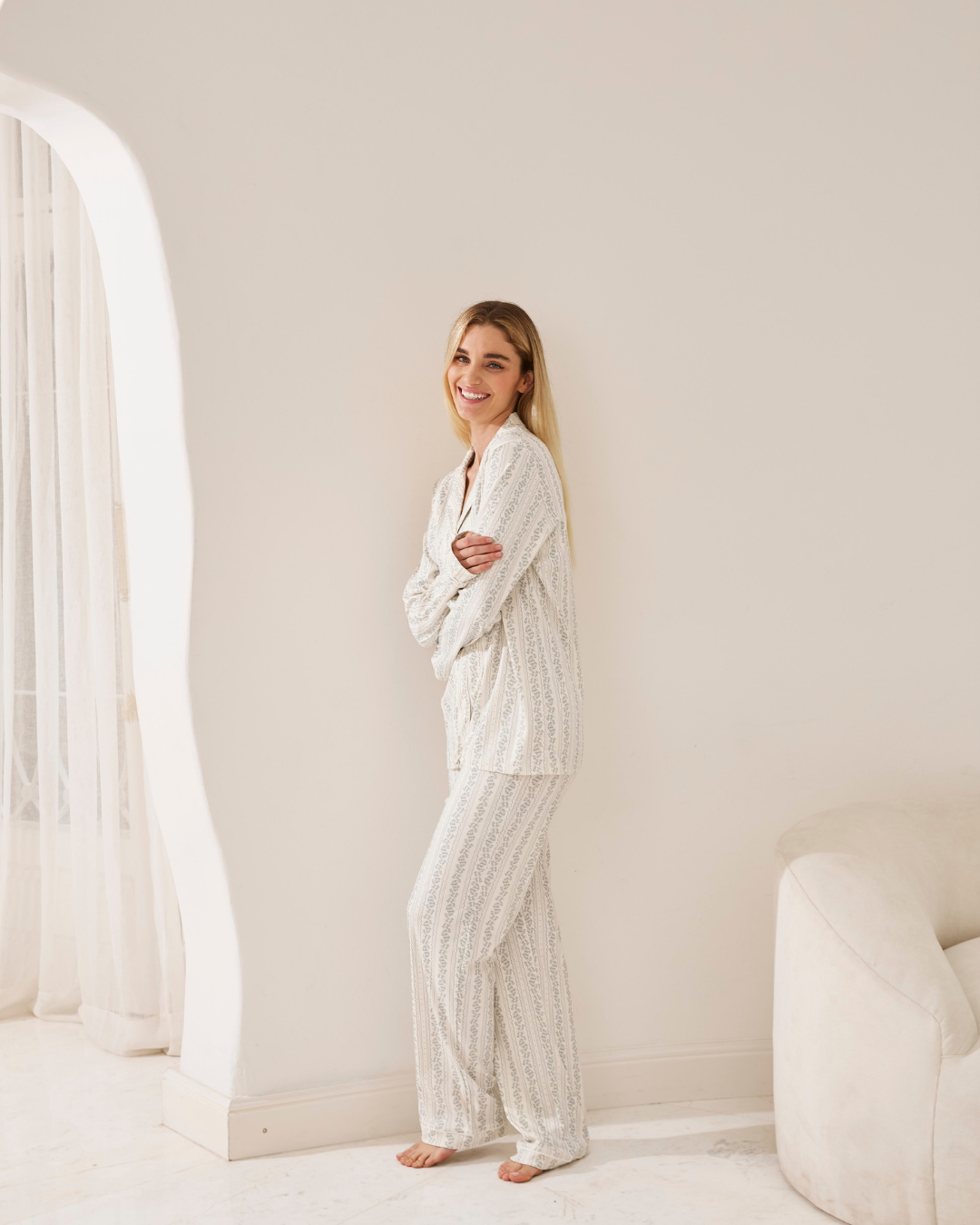 Pijama Flores Cotton
