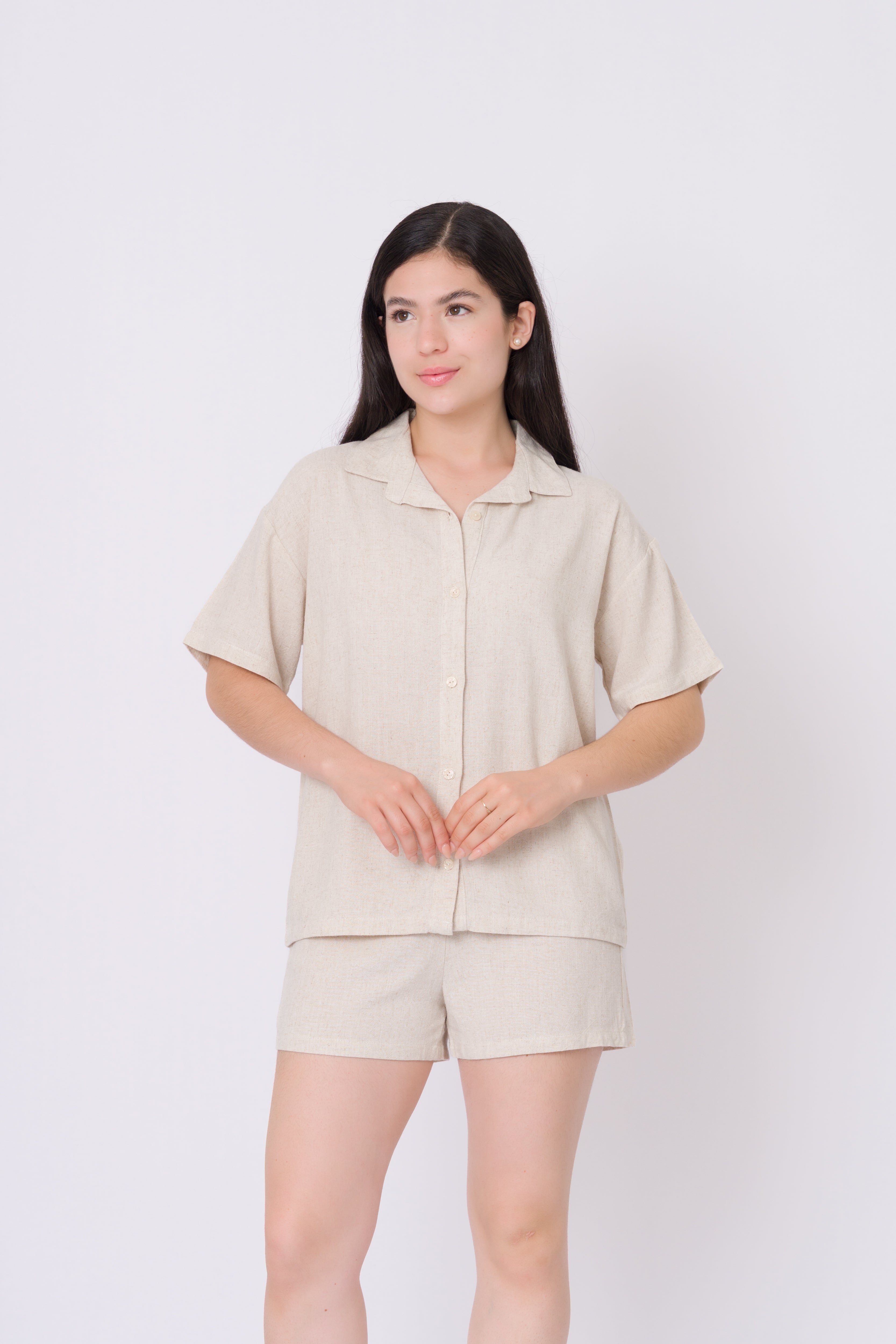 Pijama de Lino ecru